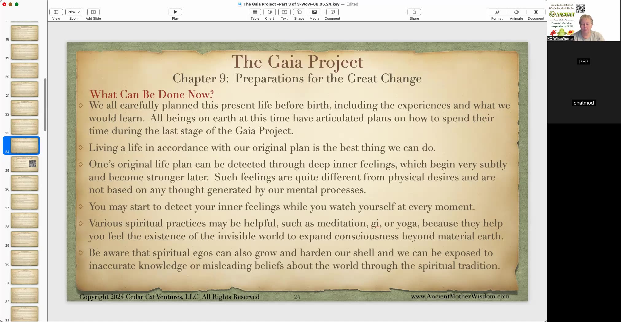Weeds of Wisdom - The Gaia Project - Part 3of3-09.09.24