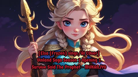 [Elsa (Frozen) sings/AI Cover] Vinland Saga Opening 1 | Survive Said The Prophet - MUKANJYO