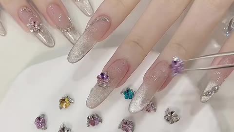 Beautiful Nail Design #nailcolour #naildesign #nailart