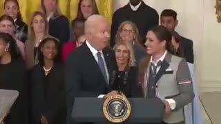 Biden Ripped For Bizarre Comment About Young Girls During Women's Soccer Event