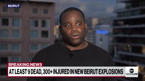 ABC News reporter describes moment he witnessed new round of explosions in Lebanon