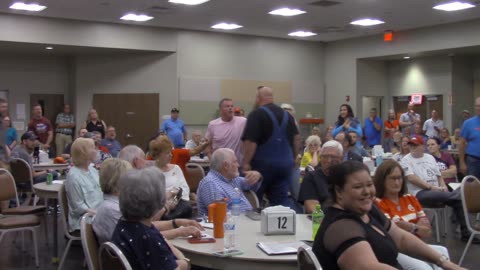 Faulkner County citizen Jimmy Cavin punches Saline County GOP Committee Member John Newcomb 20 seconds