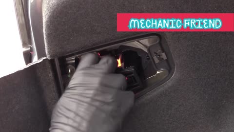 How to replace the reversing light in an Audi A3.