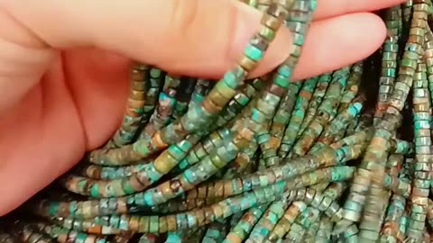 Natural Turquoise Beads DIY making different jewelry gift as intense intention courtship