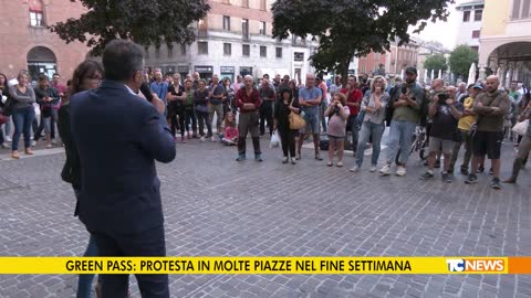 Green pass: protesta in molte piazze nel fine settimana