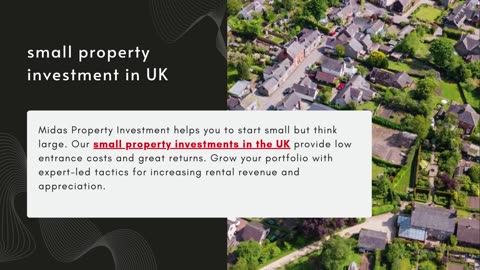 small property investment in UK