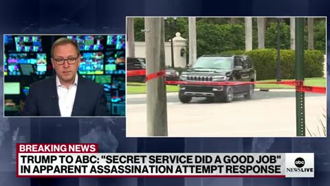 Trump praises Secret Service response to 2nd assassination attempt