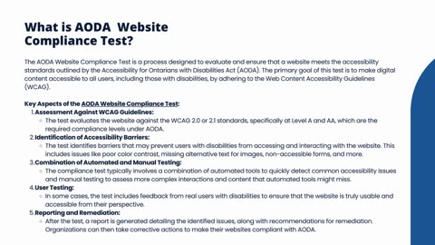 AODA Website Compliance Test: Ensuring Accessibility for All Ontarians