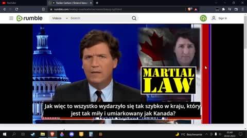 Tucker Carlson - CFC - #28 - podsumowanie tego co się dzieje w Kanadzie