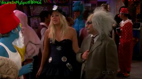 Smurfs, Sexy Cop And Albert Einstein - The Big Bang Theory