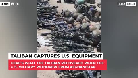 Here Is All The U.S. Equipment Left For Taliban Forces