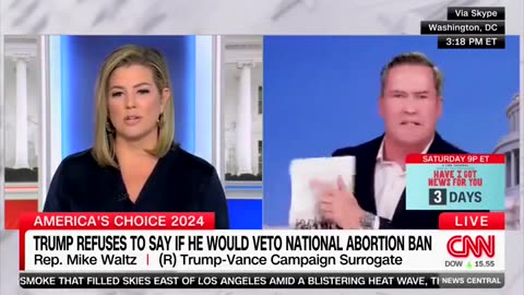 CNN's Bri Keilar destroyed by Rep. Michael Waltz over abortions using one of CNN’s own articles.