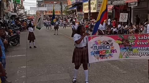 CUMPLEAÑOS DEL DISTRITO DE TURBO, MUY ACTIVO CON LA COMUNIDAD EDUCATIVA