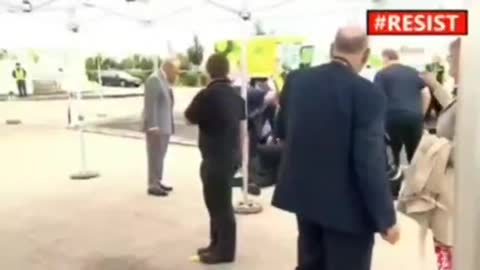 Prince Charles Talks To A Freshly "Vaccinated" Man and He Collapses