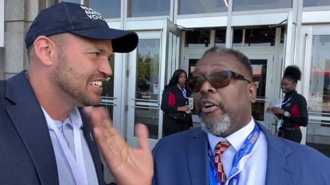 Ben Bergquam interviews a Trump Derangement Syndrome Actor at DNC