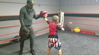 Boxing footwork