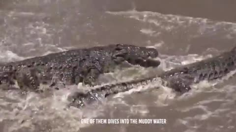 Jaguar's Triumph: Stunning Confrontation with Crocodile's Cousin Unfolds!"🐆💔