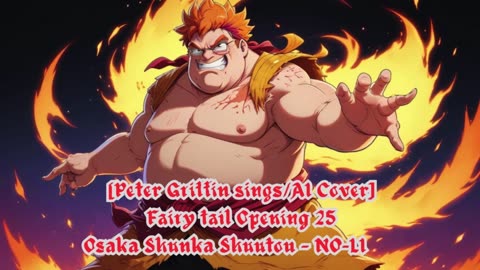 [Peter Griffin sings/AI Cover] Fairy tail Opening 25 | Osaka Shunka Shuutou - NO-LIMIT