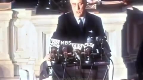 FDR Declaration of War Speech