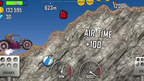 Hill climb racing mountain