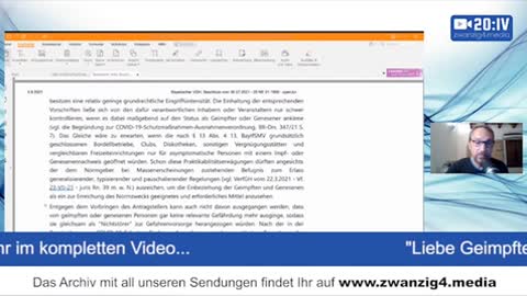 Achtung - Wichtige Nachricht an alle Geimpften⚠️ -Übersetzung eines Beschlusses des Bayerischen VGH