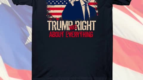 THE BEST TSHIRT TRUMP 2024 IN THE RUMBLE