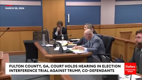 GEORGIA CASE CRUMBLING...'Unconstitutional' Trump's Lawyer Argues To Judge McAfee