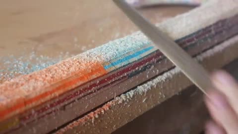 Building a Guitar Out of 2000 Colored Pencils