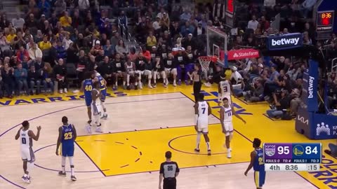 Stephen Curry limps back after scary ankle injury then still managed to get the and-one somehow