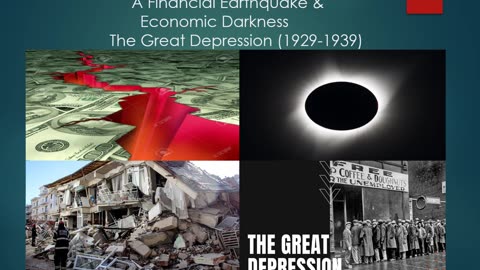 A Financial Earthquake & Economic Darkness=The Great Depression (1929)