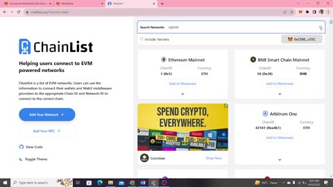Adding Opbnb Chain to Metamask Wallet
