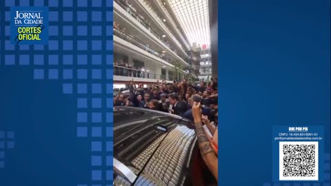 Popularidade nas alturas! Vaza mais um vídeo da recepção a Bolsonaro em SP