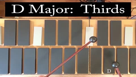 D Major: Thirds