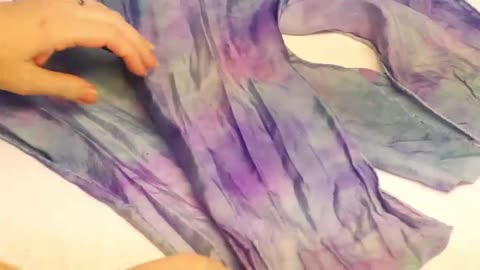 Silk Dyeing With Food Dye