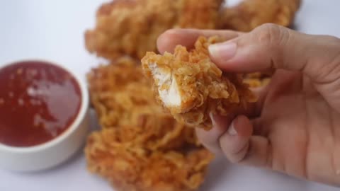 Crispy Chicken Strips KFC Style,Quick And Easy Recipe By Recipes Of The World