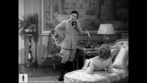 Legendary Charlie Chaplin - Adenoid Hynkel_s Palace - The Great Dictator (1940)