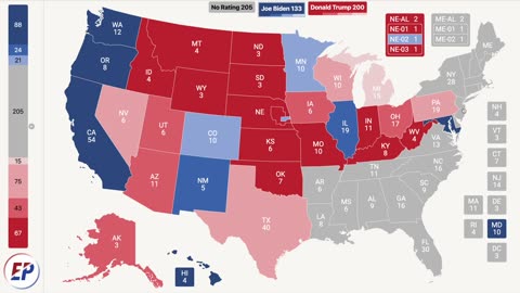 2024 Election Map Based On the Latest Poll Taken in ALL 50 STATES!