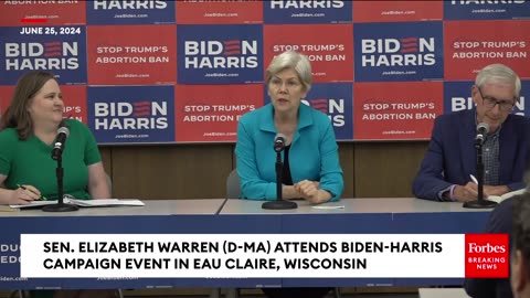 'They're Coming For All Of Us'- Elizabeth Warren Bashes Mainstream GOP Abortion Policy