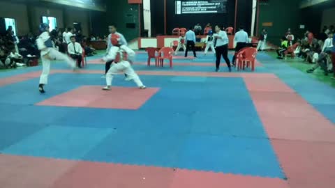 Taekwondo back kick