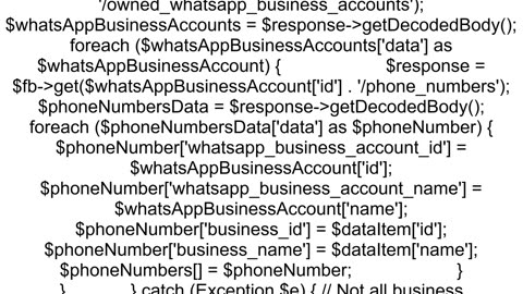 Is it possible to get whatsapp business account ID and phone number ID using only the access token