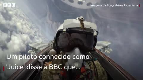 Guerra na Ucrânia: o piloto que 'caça' mísseis russos