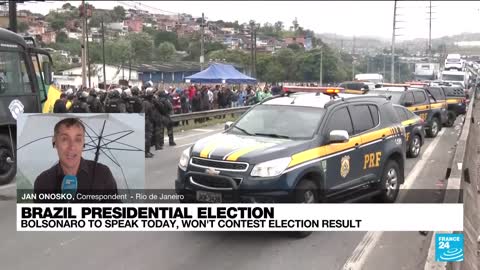 Brazil's Bolsonaro to speak today, won't contest election result • FRANCE 24 English