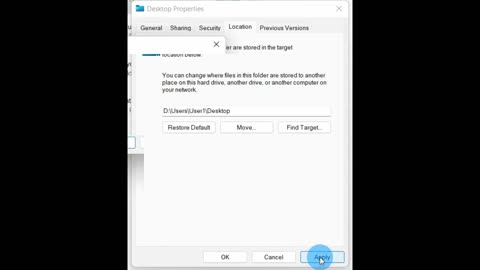 Move Relocate User Desktop Documents Photo Video Folders Windows 10 & 11 Larger HDD Hard Drive