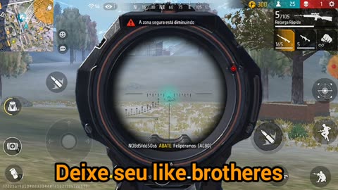 Free fire, um desafio pra um jogador ousider