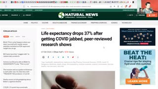 WOW! MASSIVE INCREASE IN VAX DEATHS! - Study Exposes 37% Drop In Life Expectancy Among Vaxxed!