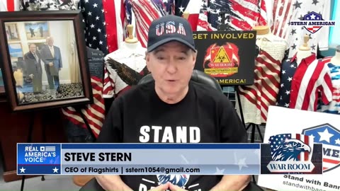 Steve Stern on Stephen Bannon's War Room with Host, Dave Brat 7-2-2024