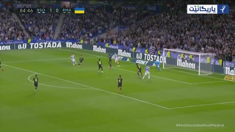 Real Sociedad's second goal against Real Madrid 2023