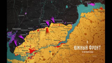 Southern Front on 14 October, published 18:47 -- Constant uncontested threat from Kiev.