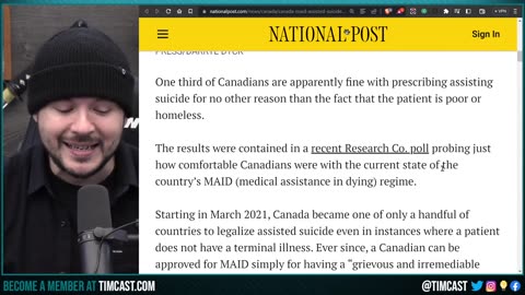 Canadians Favor CULLING The Homeless, NYTimes Runs Op-Ed arguing For CULLING The mentally Ill