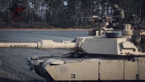 THE MILITARY DAILY, Abrams main battle tank blow up